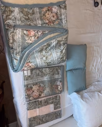 Set letto matrimoniale in lana merino e cotone