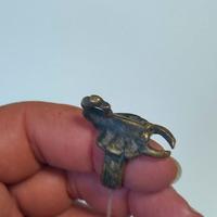 Anello Bronzo Dogon Scorpione