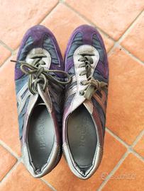 Scarpe Hogan donna viola e grigio – Taglia 36½ + p