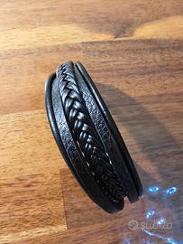 Bracciale Uomo Nero Multistrato