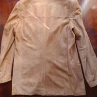 Giacca in pelle scamosciata