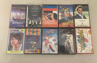 10 musicassette vintage vario genere