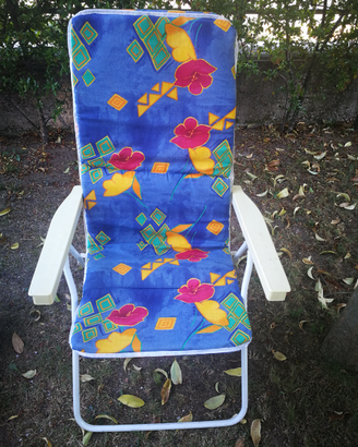 Sedia sdraio da giardino, usata