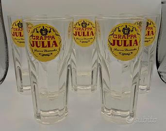 Set Bicchierini Vintage Collezione Grappa Amaro