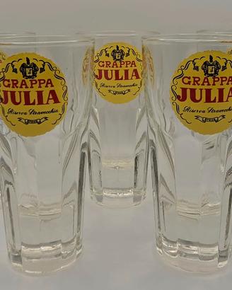 Set Bicchierini Vintage Collezione Grappa Amaro