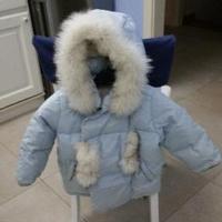 Piumino Cacao in vera piuma