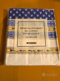 Tovaglia NUOVA Zucchi 12 posti 140x250 puro cotone