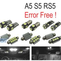 KIT 16 LAMPADE LED INTERNE PER AUDI A5 S5 RS5 B8 0