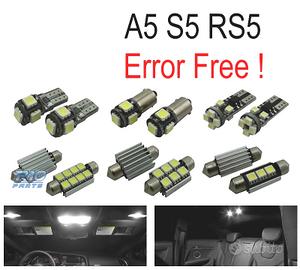 KIT 16 LAMPADE LED INTERNE PER AUDI A5 S5 RS5 B8 0