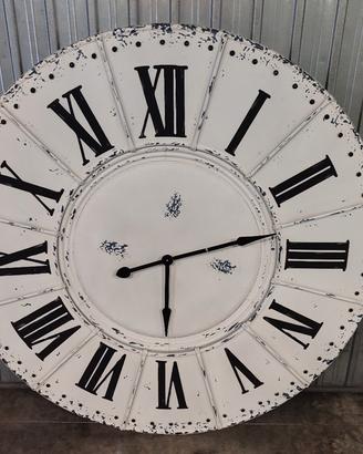 Orologio murale grande metallo // trasporto 