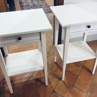 2 comodini IKEA HEMNES bianchi