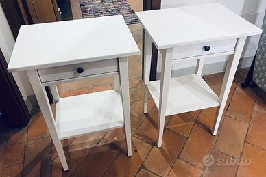 2 comodini IKEA HEMNES bianchi