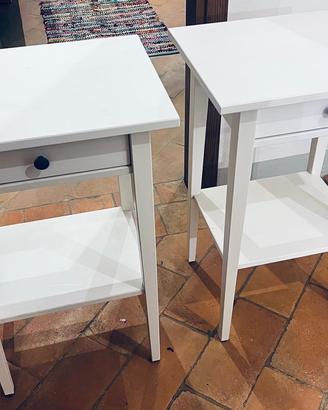 2 comodini IKEA HEMNES bianchi