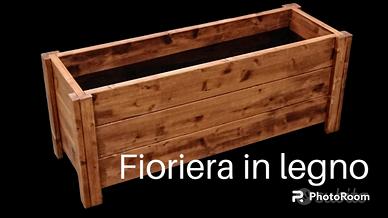 Fioriere in legno per esterno 