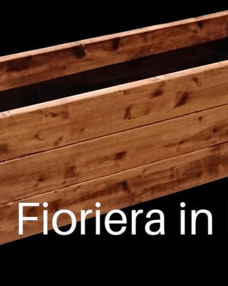 Fioriere in legno per esterno 