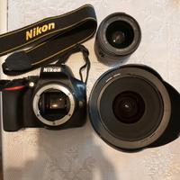 Nikon reflex D3500+obiettivi e accessori 