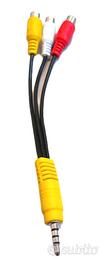 Adattatore cavo audio/video da 3,5mm TRRS M - F