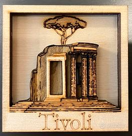 Calamite 3D in legno - Tivoli - made in Italy