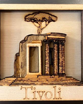 Calamite 3D in legno - Tivoli - made in Italy