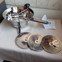 PASSAVERDURE ACCIAIO INOX DIAMETRO 24 CM