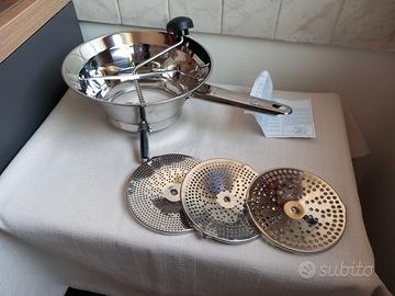 PASSAVERDURE ACCIAIO INOX DIAMETRO 24 CM