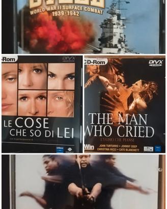 Set cd-rom dvix film + cd rom giovo 