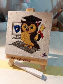 Minitela Gufetto per Laurea