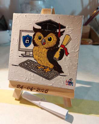 Minitela Gufetto per Laurea
