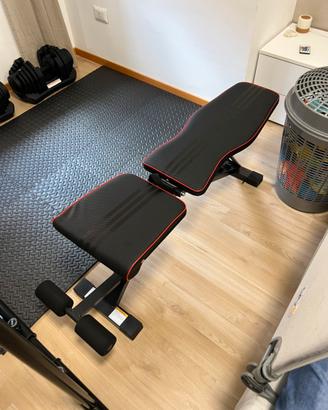 Panca reclinabile palestra
