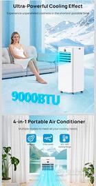 Condizionatore portatile molto potente 9000btu