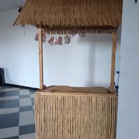 gazebo bar bambù 