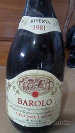 Barolo riserva vendemmia 1981