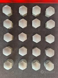 Copribulloni grigio silver VW Audi Skoda Seat