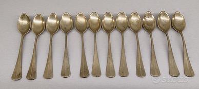 12 Cucchiaini in Alpaca