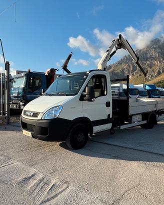 Iveco Daily 35C13 Con gru Terex 2 sfili -4C-