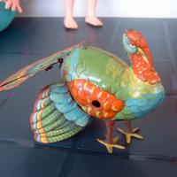 tacchino Ges-Geschut, vintage, di latta, Germany