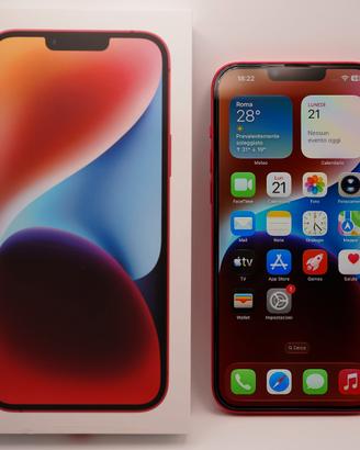 iPhone 14 Plus 256 Rosso + cover