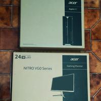 PC Acer i5 + 1TB + Monitor 24" + Mouse + Tastiera