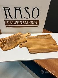 2 Taglieri in legno d’ulivo Made in Calabria