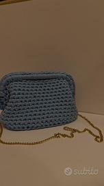 Clutch bag con chiusura 20cm