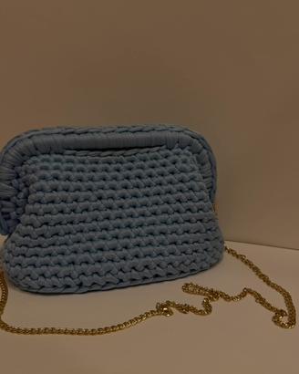 Clutch bag con chiusura 20cm