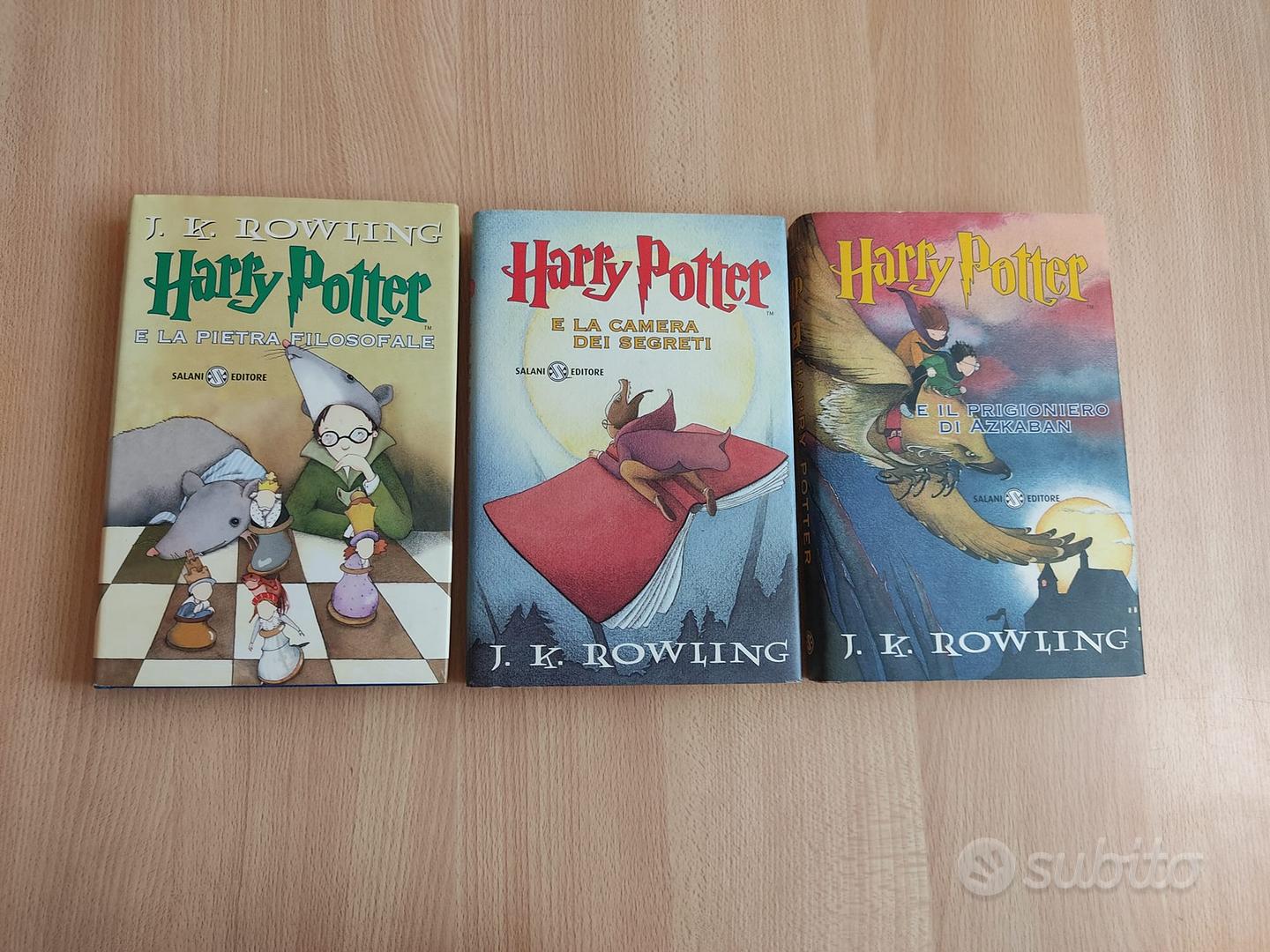 Libri Harry Potter Collezione JKRowling Salani Vecchia Traduzione Prima  Edizione