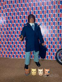 Big Jim Agente 004 Trench Blu ( 3248 )