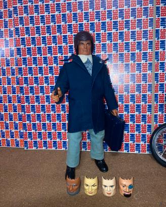 Big Jim Agente 004 Trench Blu ( 3248 )