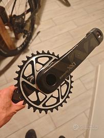 Pedivelle SRAM XX1 eagle carbonio 170 mm