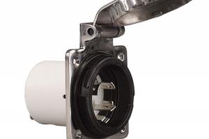 Spina 2p+t 220v. 16a ip56 in acciaio inox