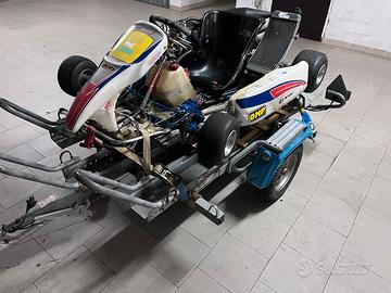 Go-kart 125 2t -carrello ellebi trasporto moto
