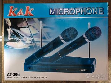Kit Coppia Microfoni Professionali Wireless