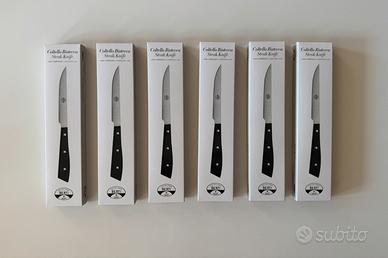 Set 6 Coltelli da Bistecca Coltellerie Berti