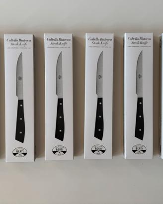 Set 6 Coltelli da Bistecca Coltellerie Berti